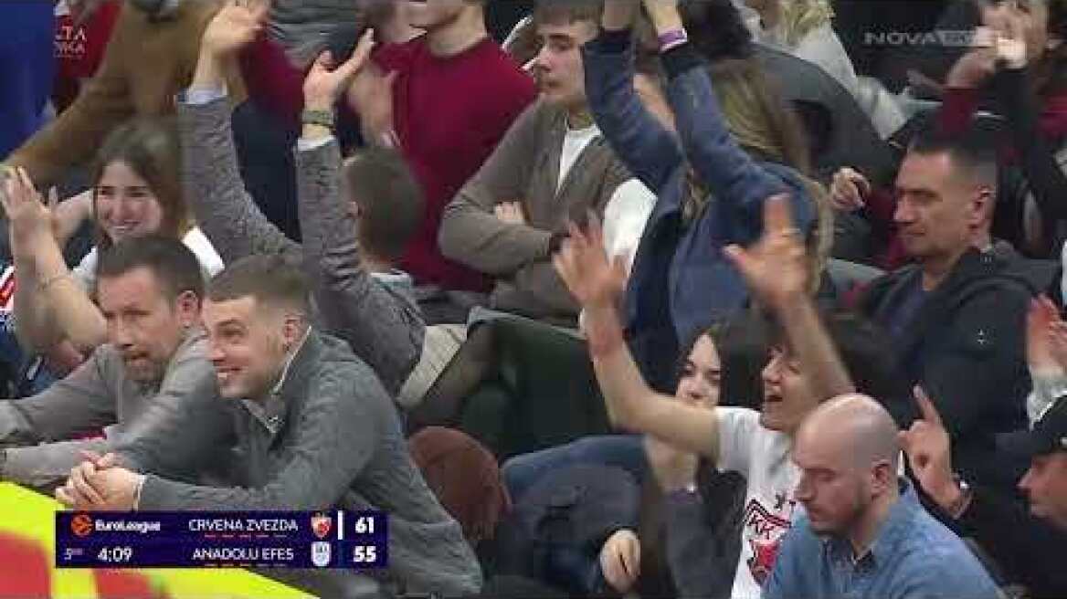 Ερυθρός Αστέρας - Αναντολού Εφές: 91-81 (MD 29, 25/02/2026)