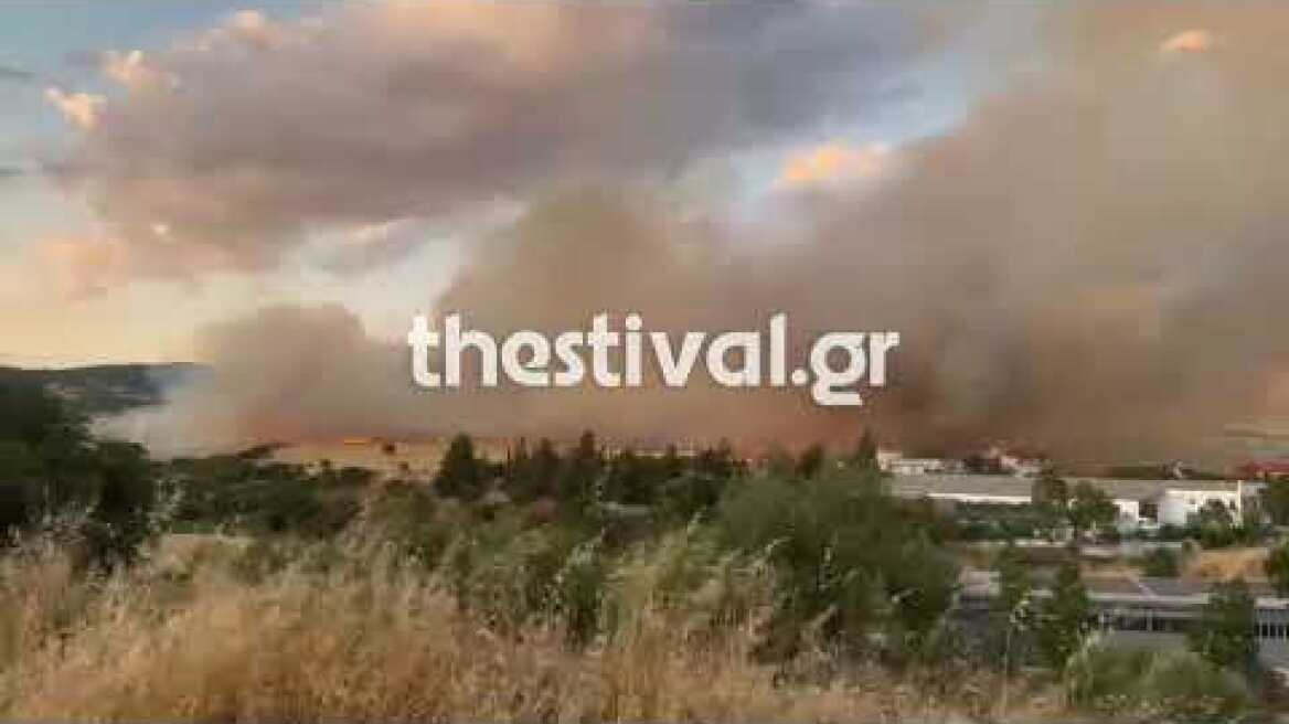 Thestival.gr Φωτιά στο Ωραιόκαστρο 