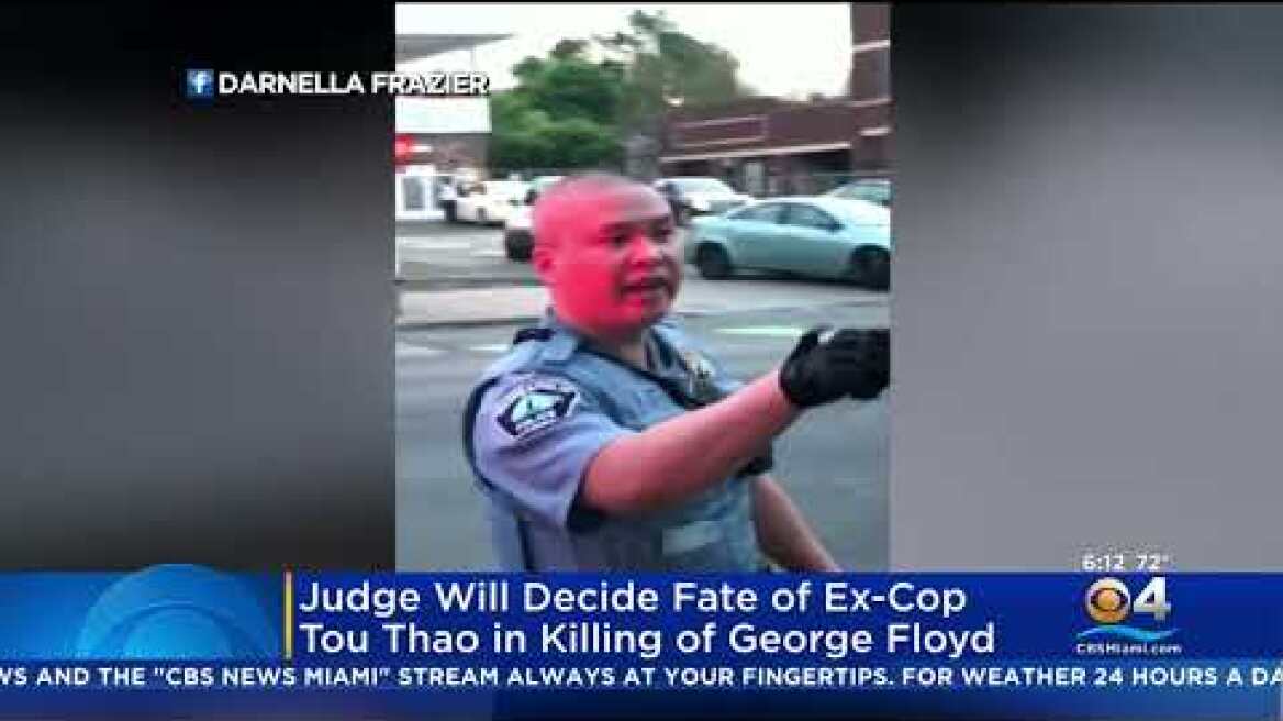 Fate of Tou Thao, last ex-cop charged in George Floyd's murder, lies with judge