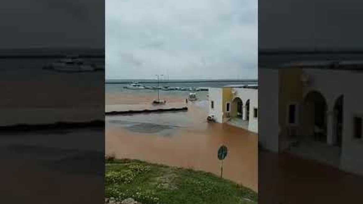 Κακοκαιρία στην Κάσο