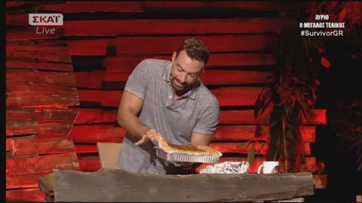 Survivor | Το γαλακτομπούρεκο για τον Σάκη με αγάπη από Κύπρο | 12/07/2018