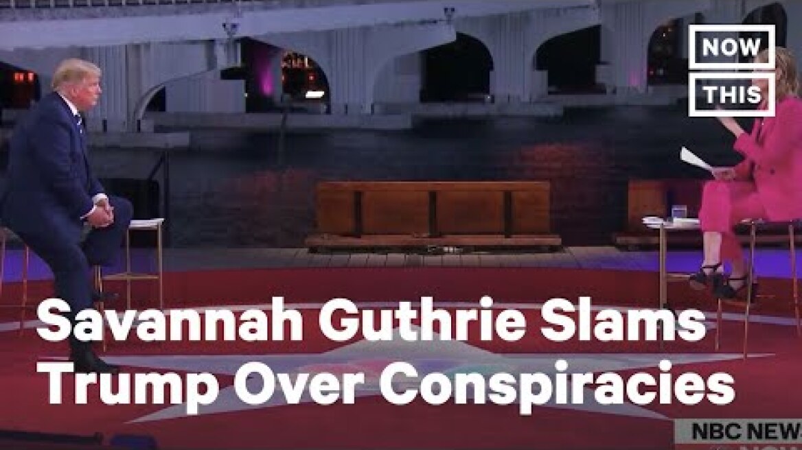 Savannah Guthrie Slams Trump Over Conspiracy Theories | NowThis