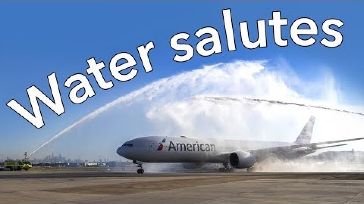 Water salutes, why?