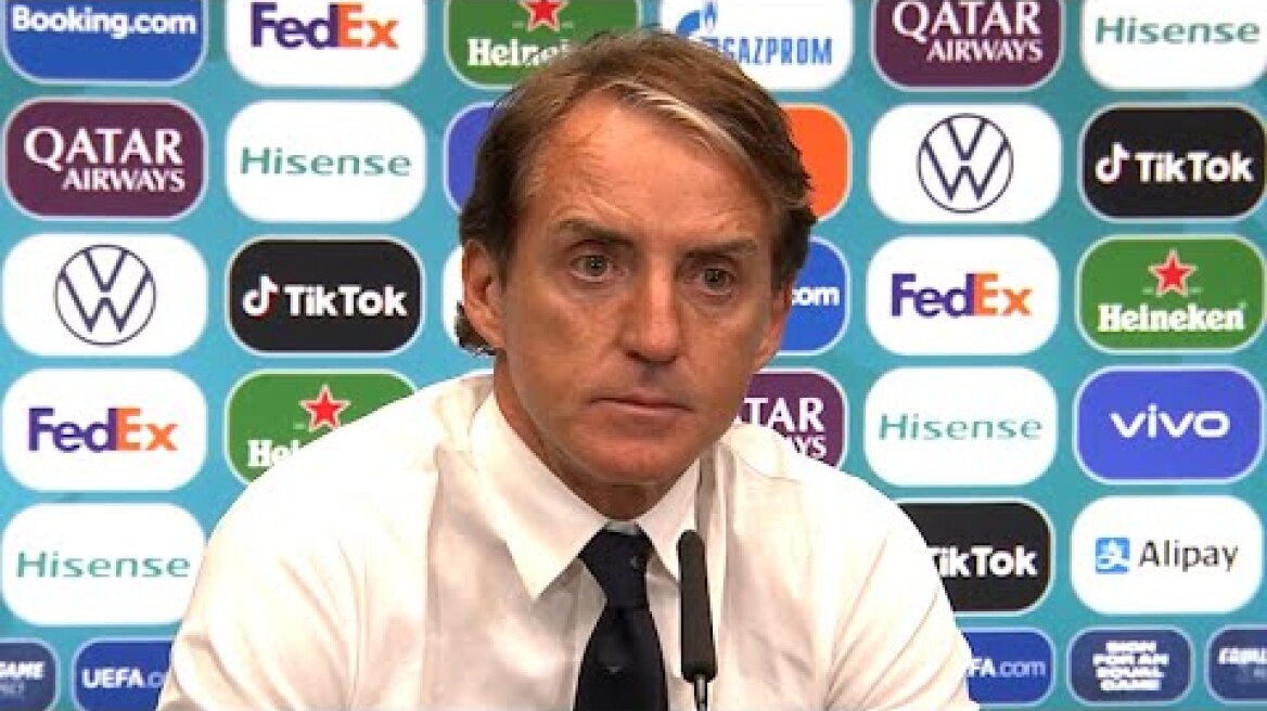 Italy 1-1 Spain (Pens 4-2) - Roberto Mancini - Post-Match Press Conference - Semi-Final - Euro 2020