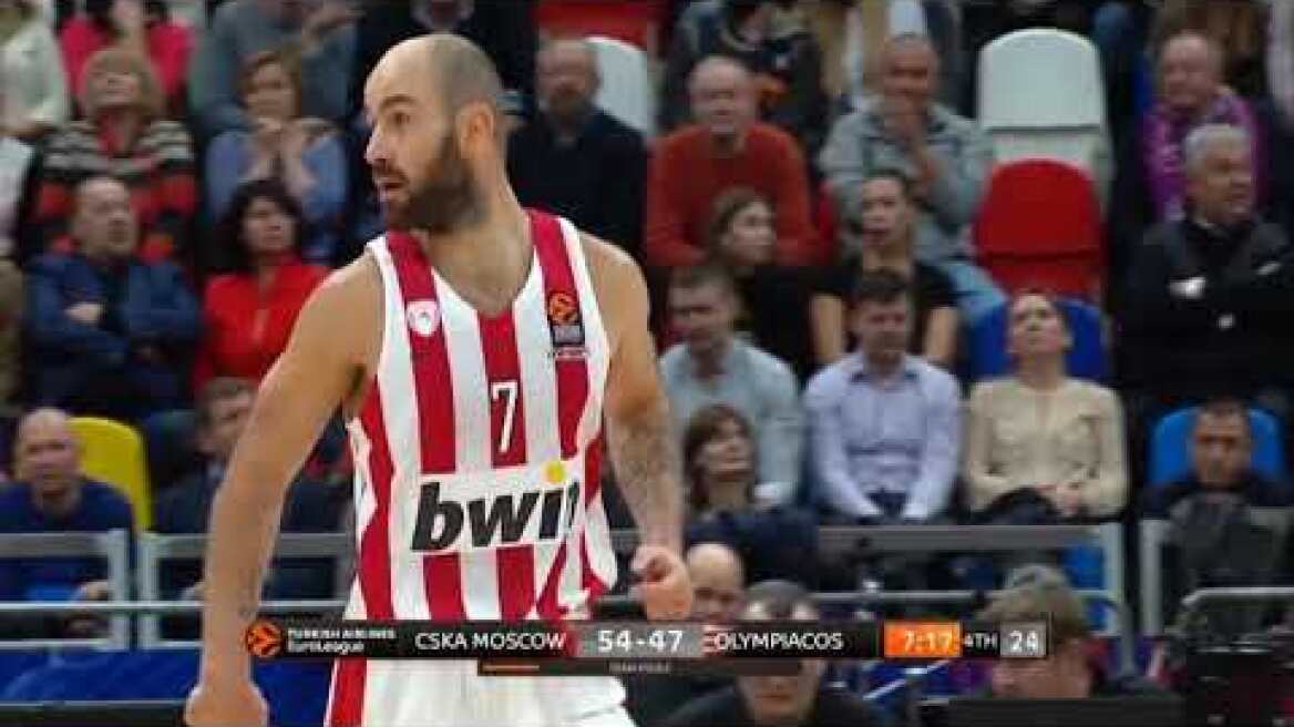 Vassilis Spanoulis 16 pts (CSKA-Olympiacos: 69-65)
