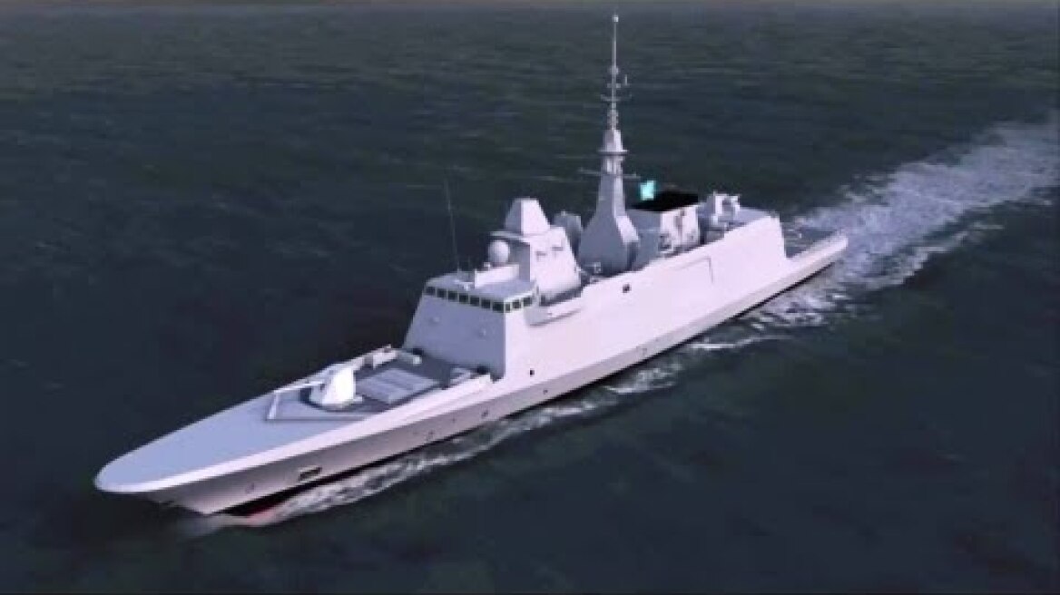 DCNS - FREMM Multi-Mission Stealth Frigate Combat Simulation [1080p]