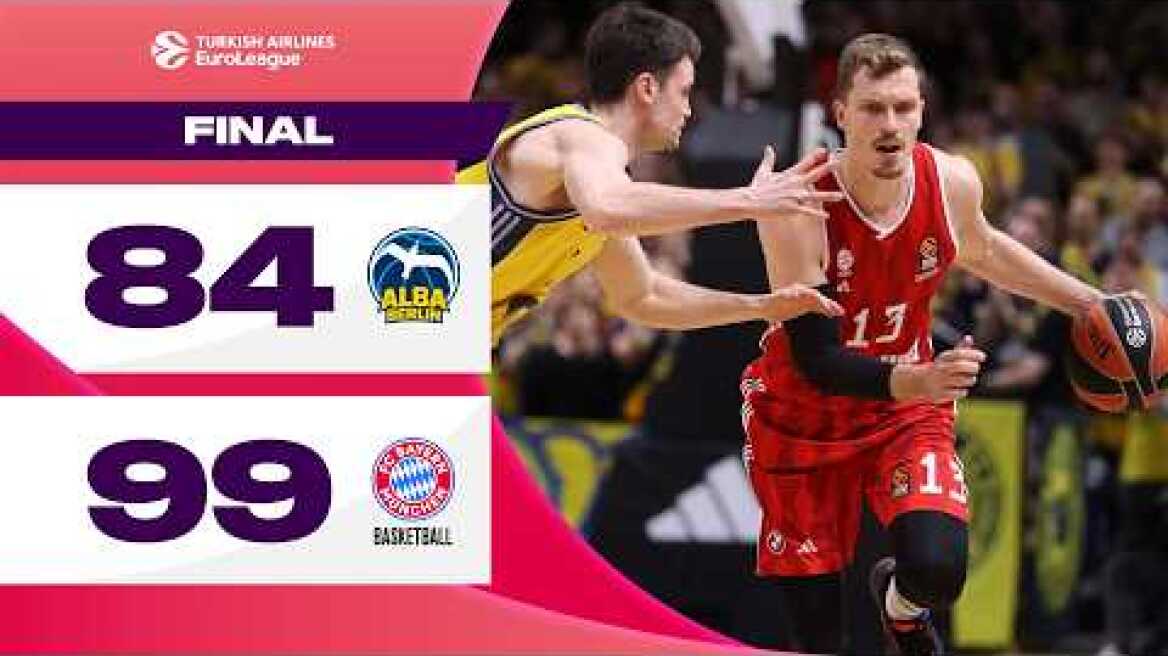 Edwards EXPLODES For 34 | Alba Berlin – FC Bayern Munich | BASKETBALL HIGHLIGHTS R23 2024-25