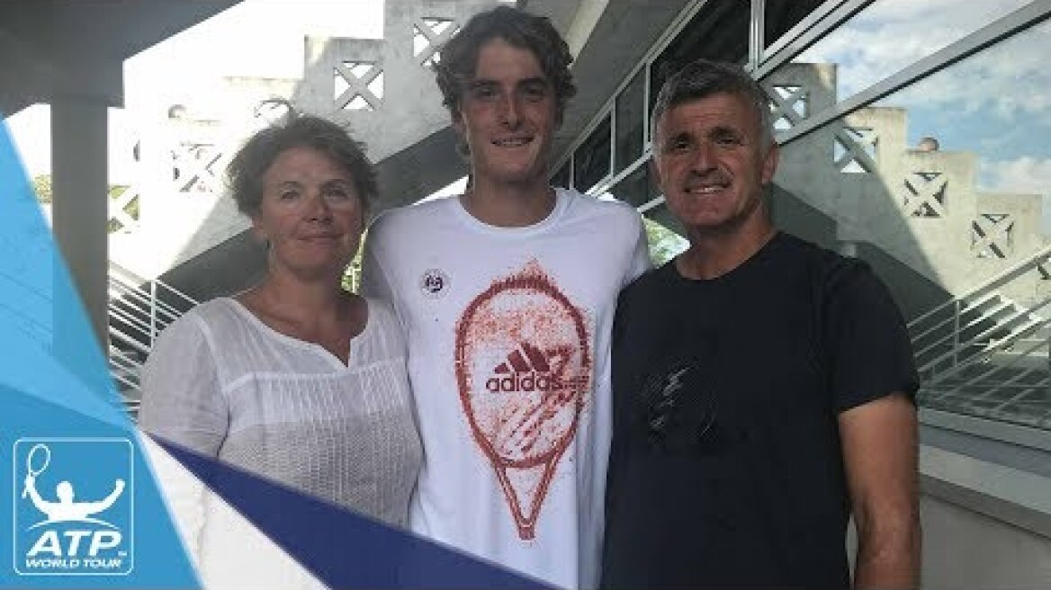 Tsitsipas Family Excited For Stefanos' Roland Garros Debut 2017
