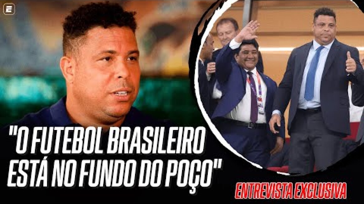 RONALDO FENÔMENO ABRE A CASA PARA A ESPN: GUARDIOLA NA SELEÇÃO? NEYMAR E PRESIDÊNCIA DA CBF