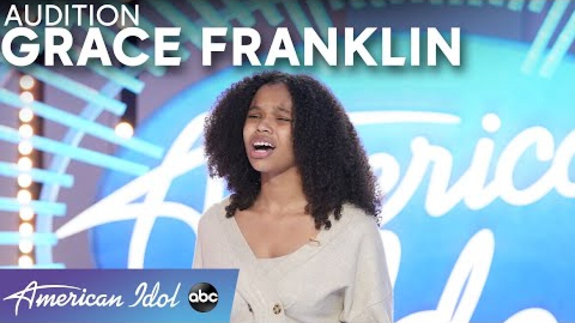Aretha Franklin's Granddaughter Grace Franklin's Sweet Audition - American Idol 2022
