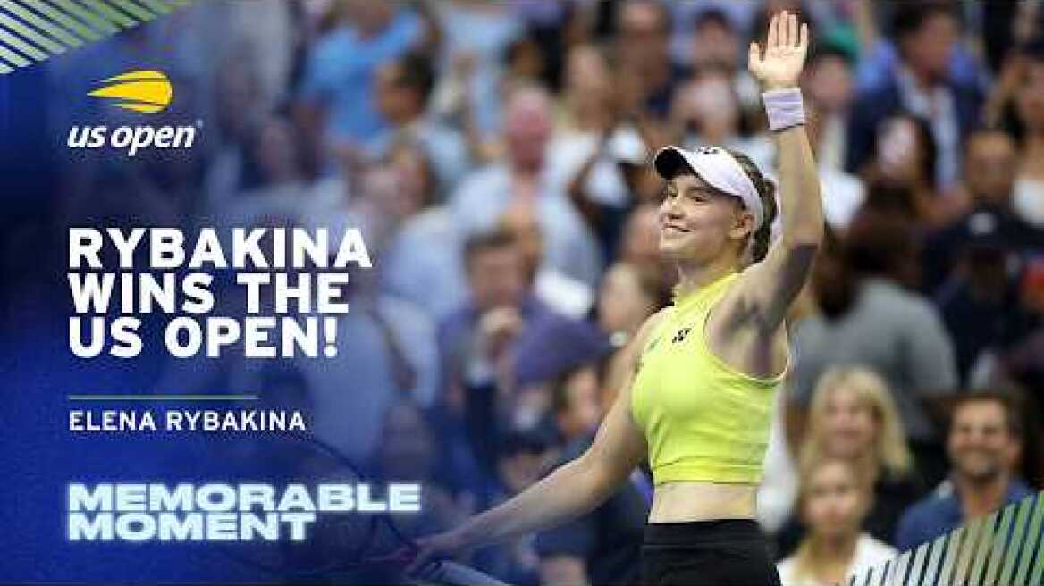 Championship Point | Elena Rybakina Wins the Women's Singles Title | 2026 US Open