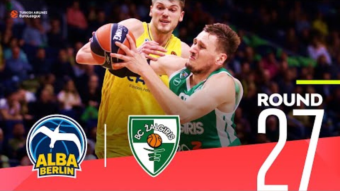 Zalgiris takes thrilling win in Berlin! | Round 27, Highlights | Turkish Airlines EuroLeague