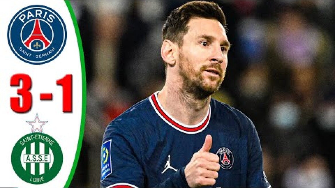 PSG vs Saint Etienne 3−1 - All Gоals & Extеndеd Hіghlіghts - 2022