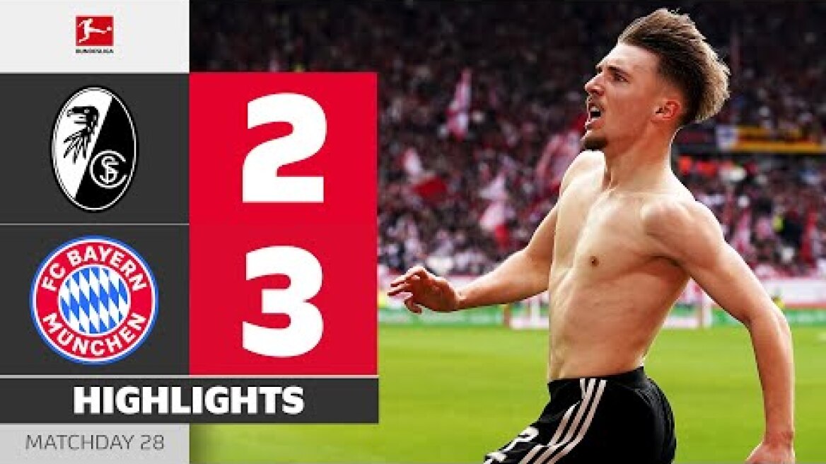 HE IS HIM! Karl-Matchwinner At 90'+9! | SC FREIBURG - FC BAYERN | Highlights | MD 28 – Bundesliga