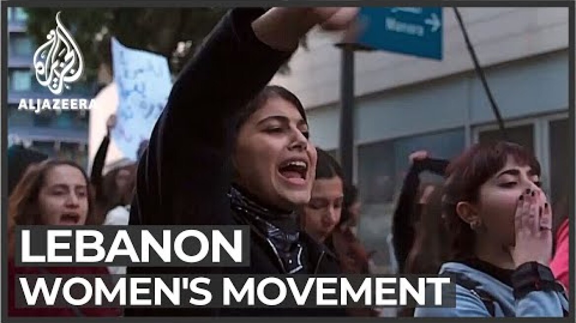 Women call for rights, lead change in Lebanon protests
