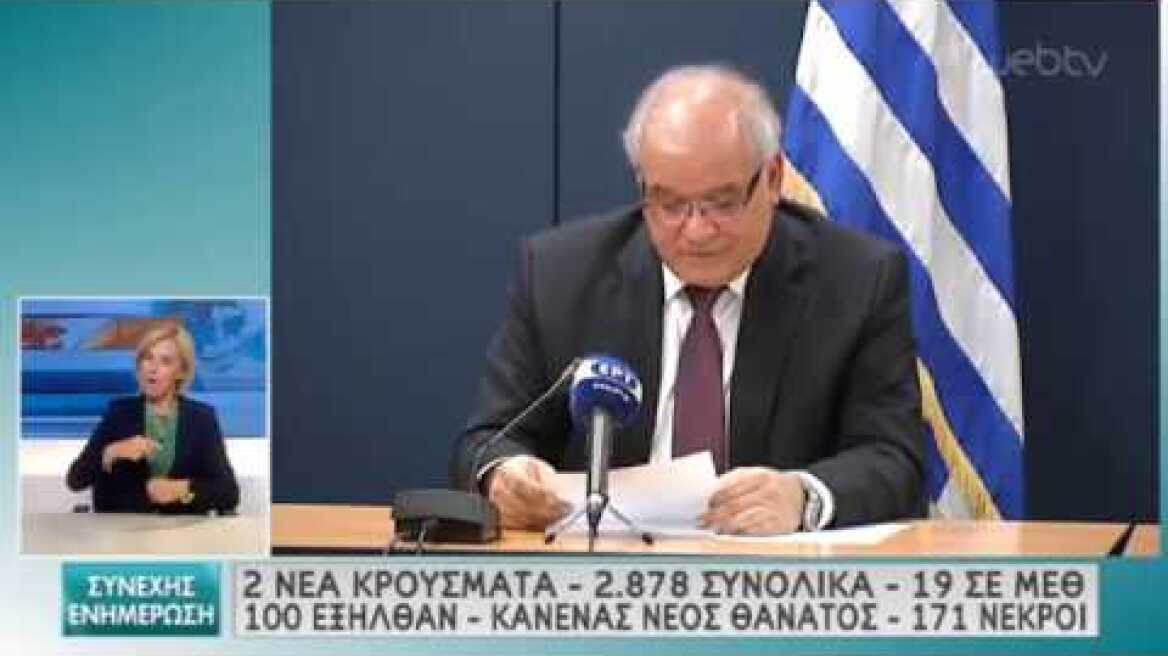 Ενημέρωση για τον κορωνοϊό | Χατζηγεωργίου - Χαρδαλιάς 24.05.2020