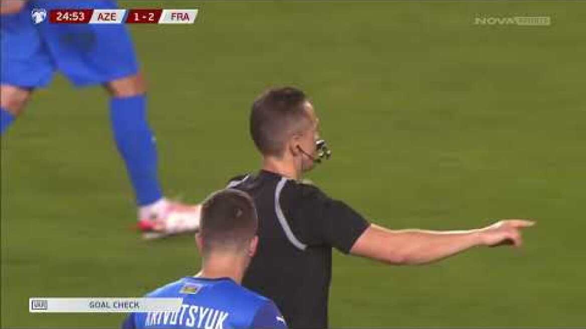 Αζερμπαϊτζάν – Γαλλία: 1-3 (MD 6, 16/11/25)