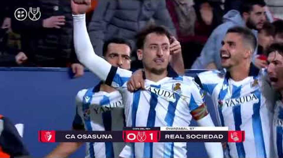 Resumen | Copa del Rey | CA Osasuna 0-2 Real Sociedad | Octavos de final