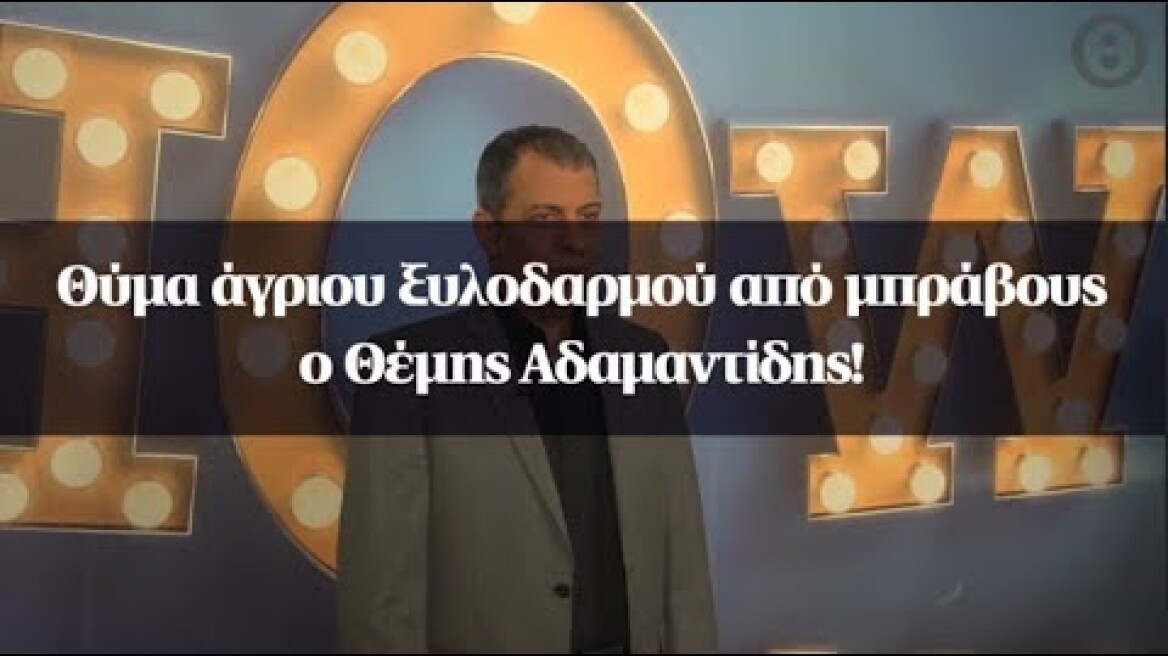 Θύμα άγριου ξυλοδαρμού από μπράβους ο Θέμης Αδαμαντίδης!