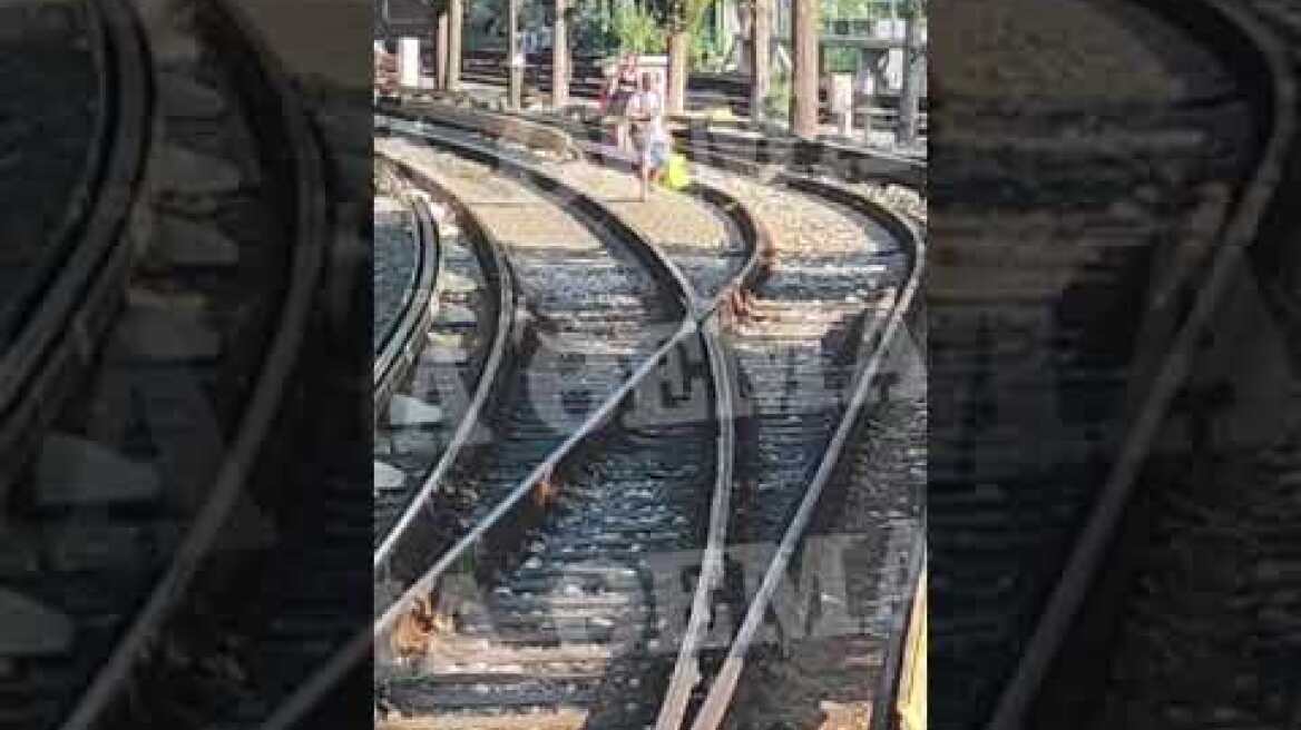 ΗΣΑΠ: Φωτιά κάτω από συρμό του ηλεκτρικού στη Νερατζιώτισσα (2)