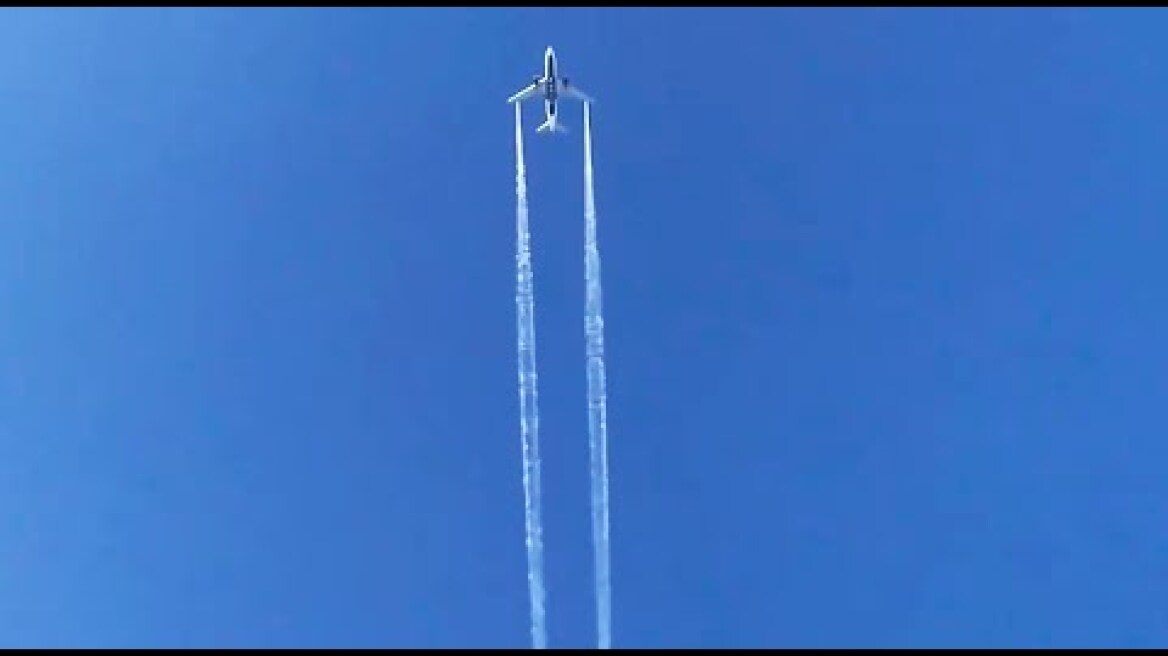 Video emerges of plane dumping fuel over LA school