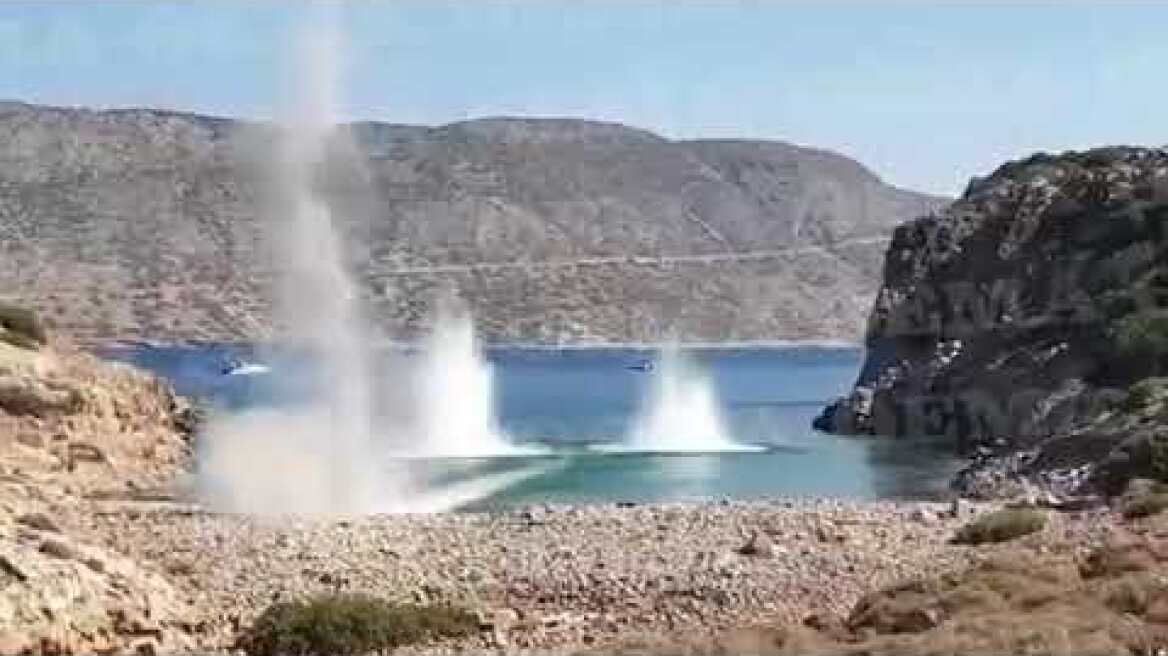 Μεγάλη επιχείρηση για εξουδετέρωση βλημάτων στη Κρήτη