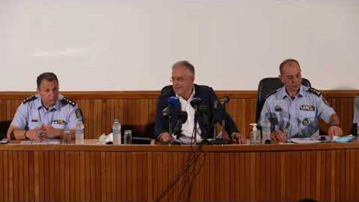 Ομιλία του Υπουργού Προστασίας του Πολίτη, Τάκη Θεοδωρικάκου, στους αστυνομικούς των ΟΠΠΙ