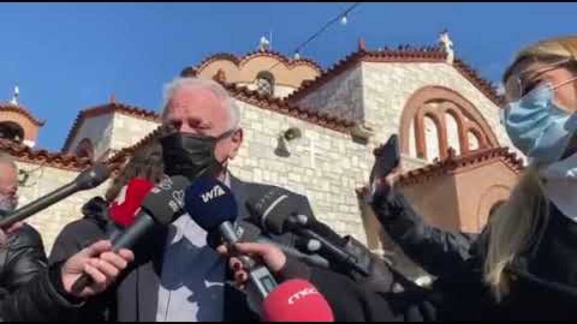 Κηδεία Τράγκα - Δήλωση Χαρδαβέλα