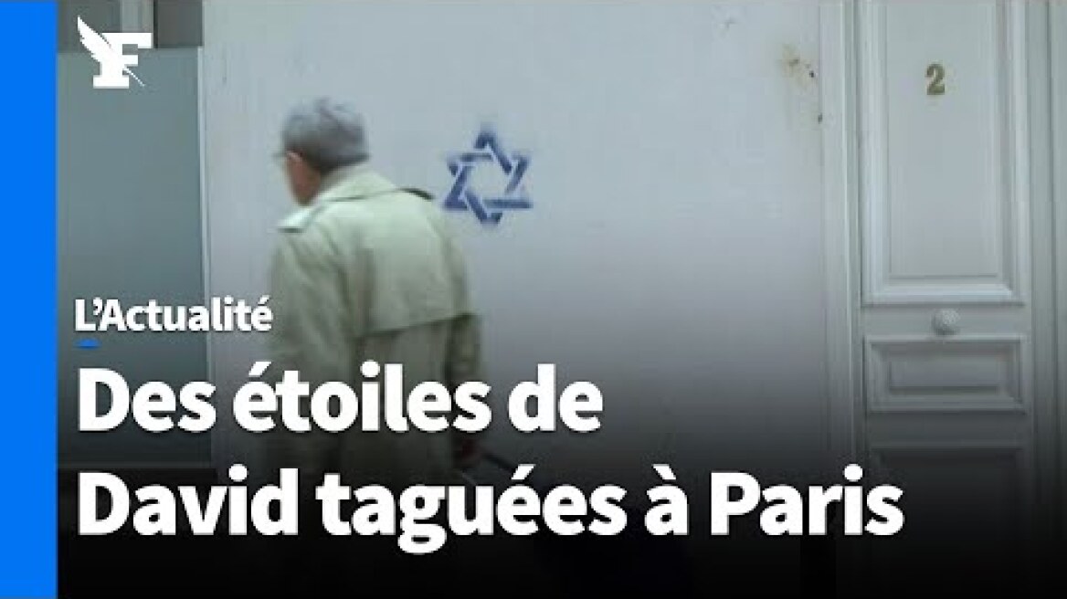 Antisémitisme : des étoiles de David taguées sur des bâtiments à Paris