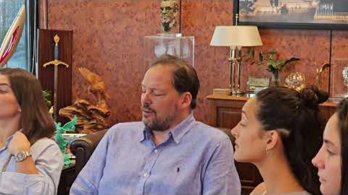 O Χάρης Παυλίδης μιλά για τους στόχους της Εθνικής ομάδας πόλο γυναικών