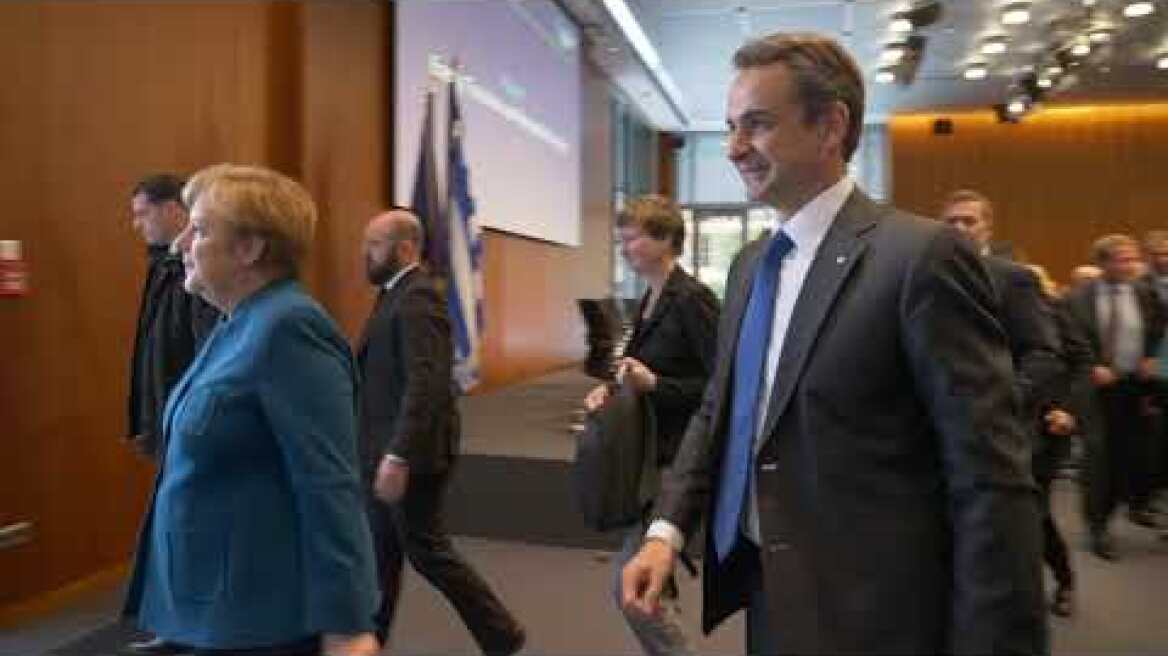 Ελληνογερμανικό Οικονομικό Φόρουμ  Ομιλία κ  ΠΘ και Καγκελαρίου Μέρκελ στο Forum HD