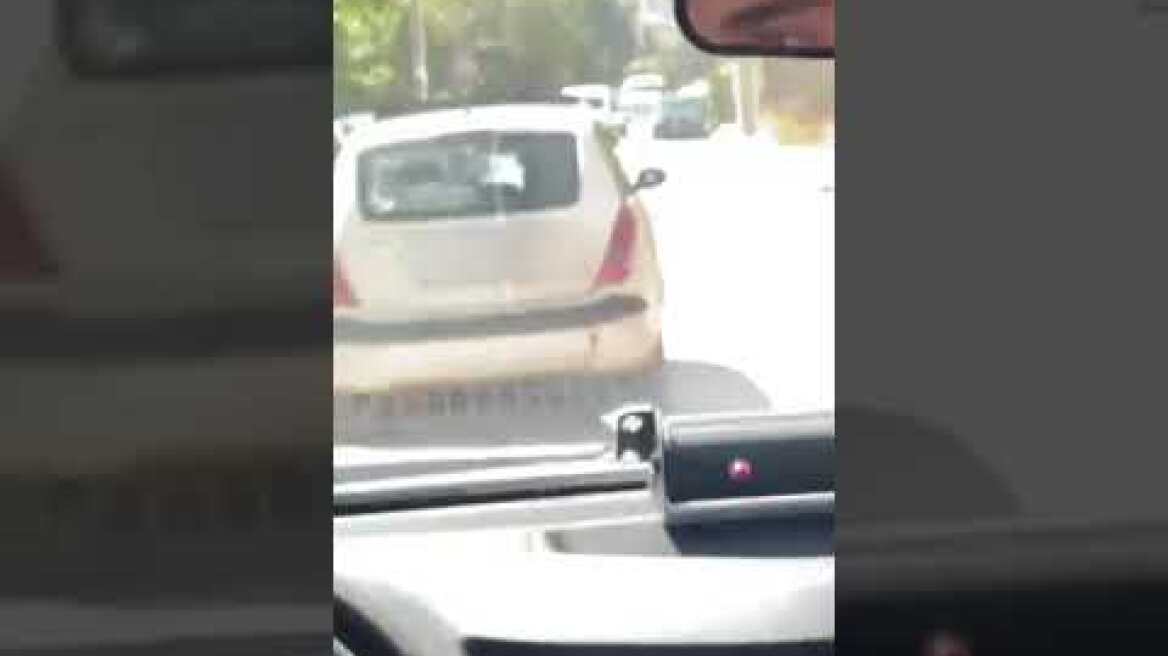 Καταδίωξη αυτοκινήτου στην Κηφισιά