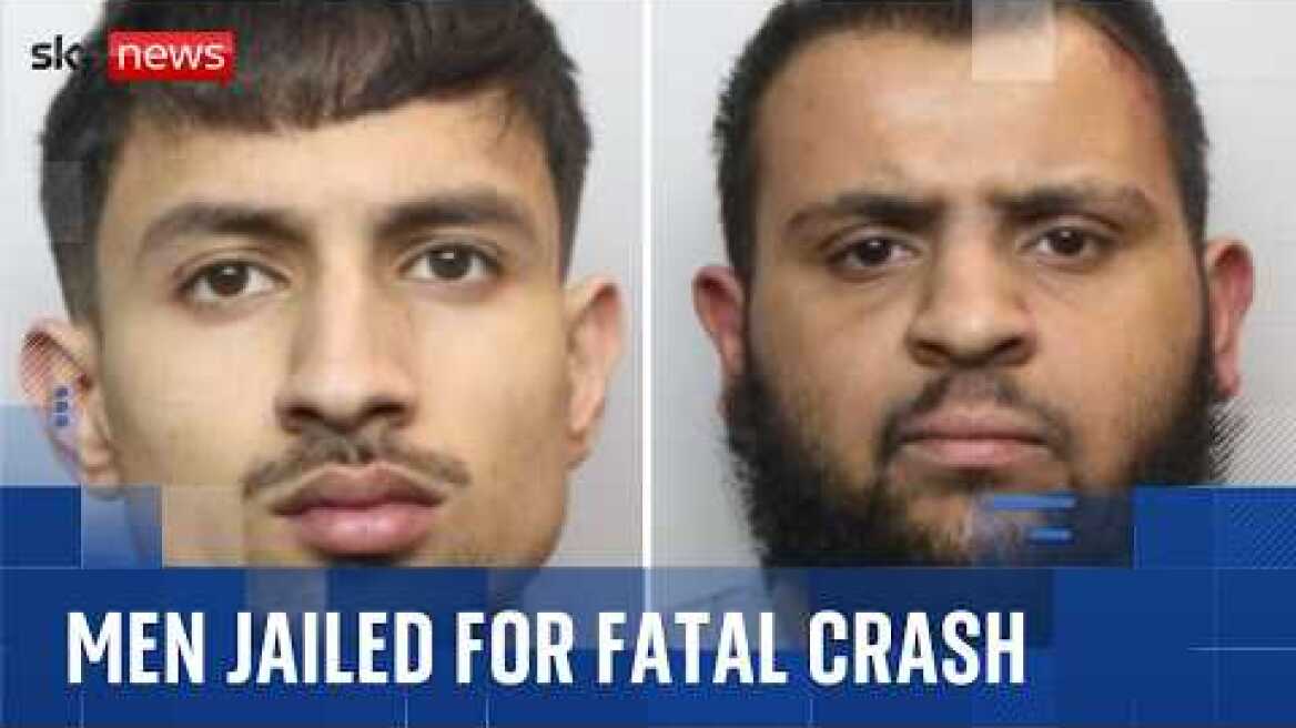 Men who inhaled laughing gas at over 130mph in 30mph zone jailed for fatal crash