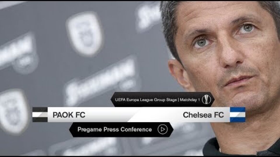 Η συνέντευξη Τύπου των Λουτσέσκου και Σάκχοφ - PAOK TV