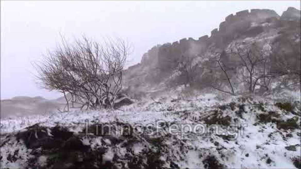 LimnosReport web tv: Ωκεανίς Χιόνια Λήμνος