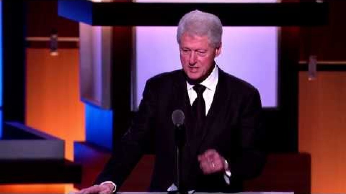 President Bill Clinton Honors President George H. W. Bush
