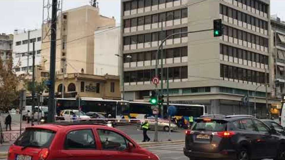 Κίνηση Μαραθώνιος / Στην κάθοδο της Κηφισίας στο ύψος της Πανόρμου (2)