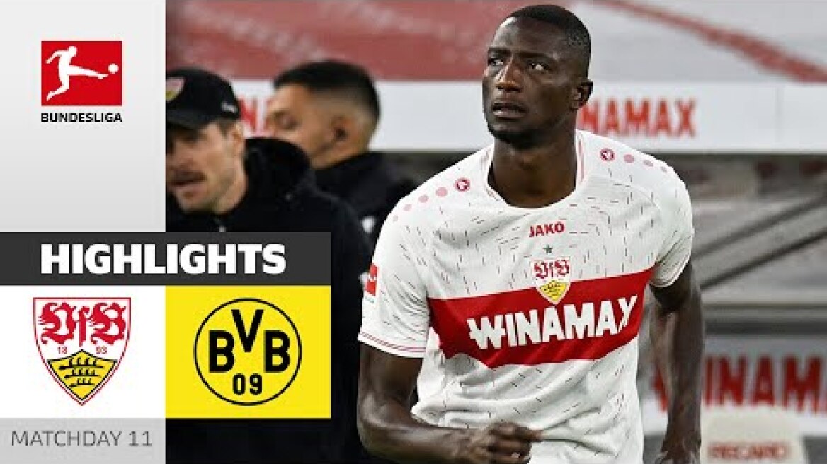 GUIRASSY is Back! 🤯 | VfB Stuttgart - Borussia Dortmund 2-1 | Highlights | MD 11 – Bundesliga 23/24