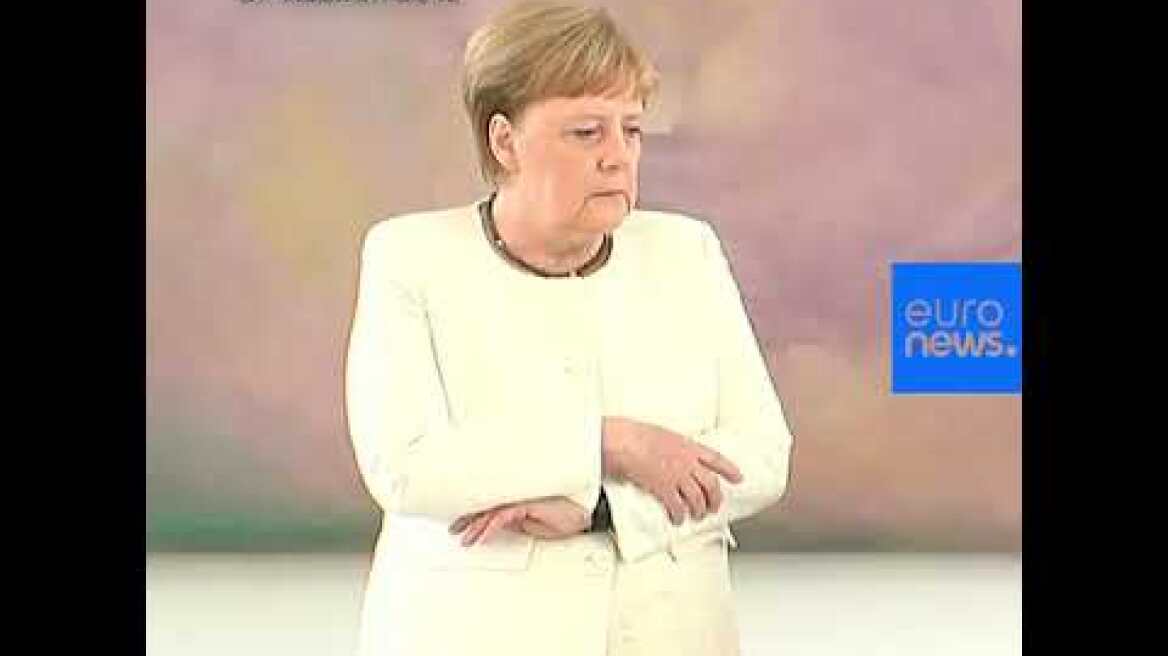 Η Μέρκελ εμφανίστηκε πάλι να τρέμει!