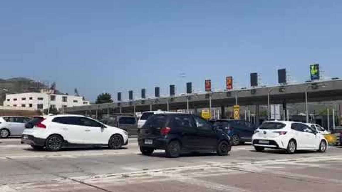 Κίνηση λόγω τριημέρου Αγίου Πνεύματος (1)