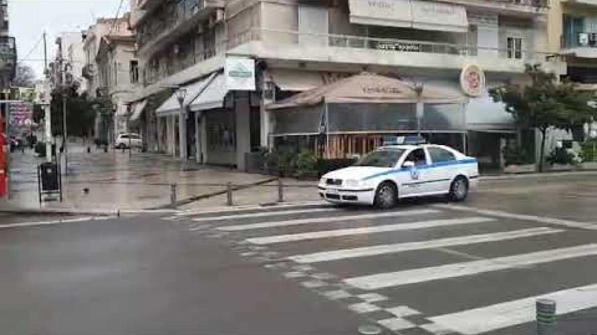 Tempo24 - Έλεγχοι απαγόρευση κυκλοφορίας Πάτρα 2