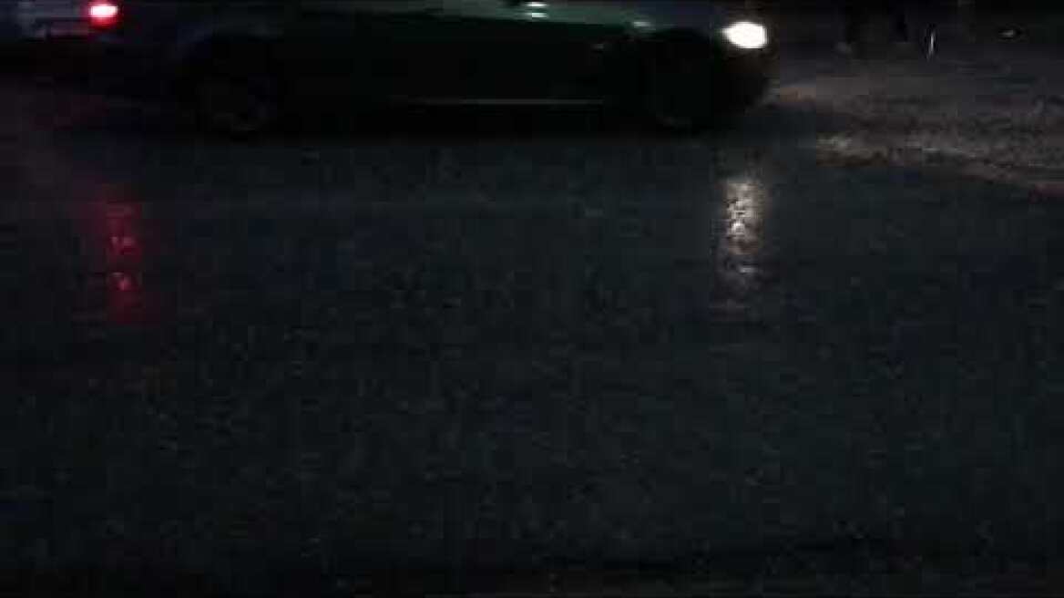 Χαλάζι στη Λάρισα