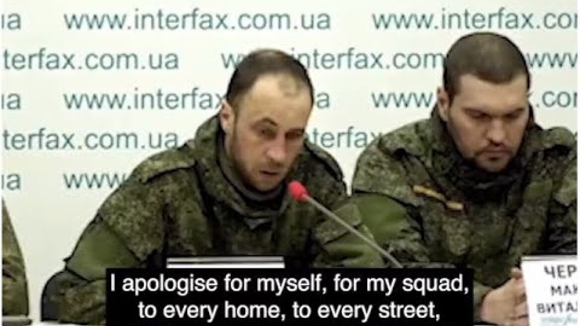 Sobbing Russian soldiers say they heard their air force bombing schools admit invasion was mistake
