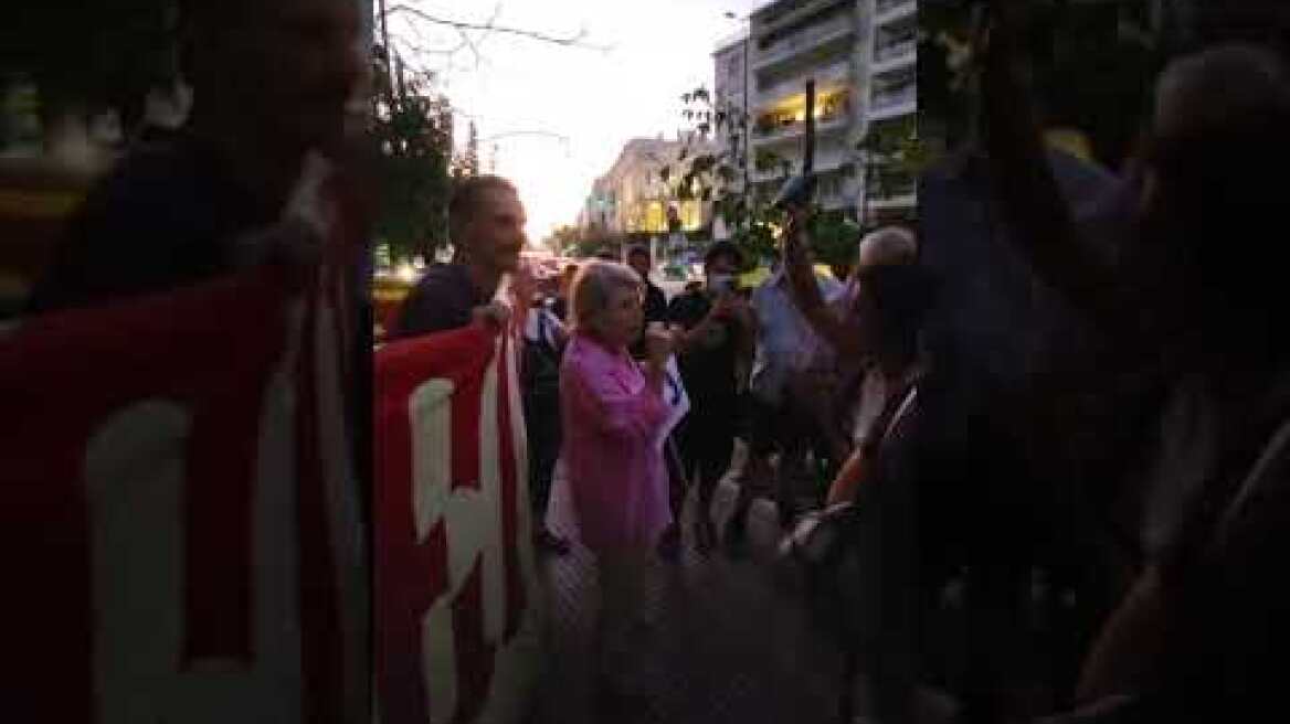 Διαμαρτυρία στο Βυζαντινό μουσείο (2)