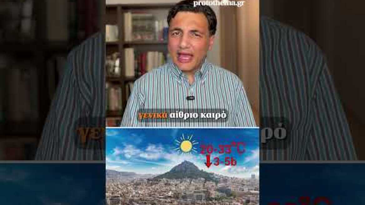 Ο καιρός με τον Γιώργο Τσατραφύλλια