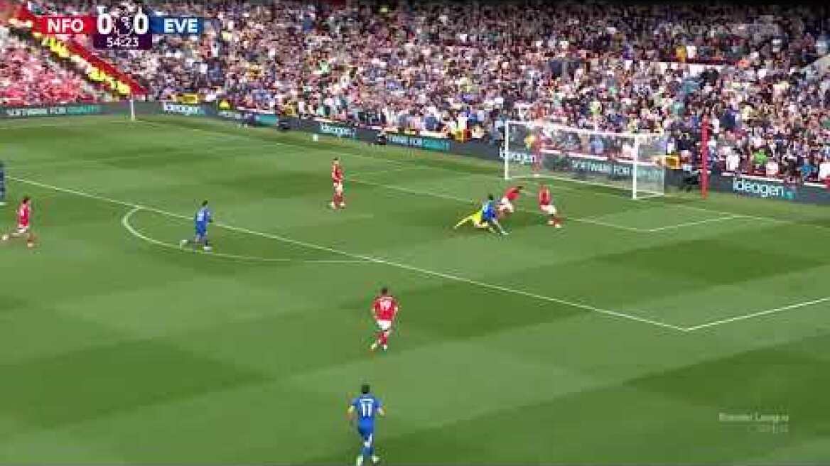 Νότιγχαμ Φ. - Έβερτον: 0-1 (MD 32, 12/04/2025)