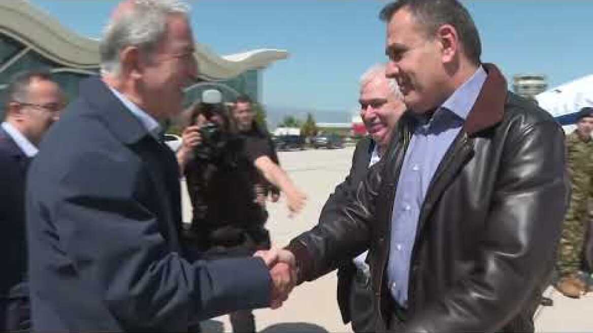 Yunanistan Savunma Bakanı, Millî Savunma Bakanı Hulusi Akar'ın Davetlisi Olarak Hatay’a Geldi
