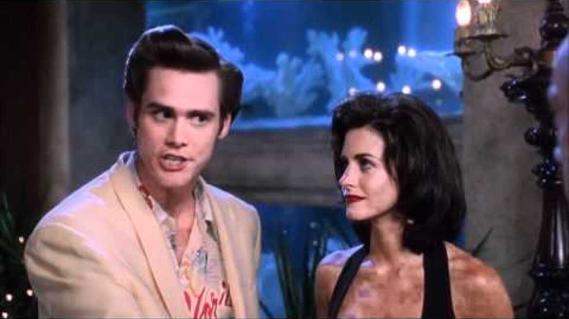 Ace Ventura: Pet Detective (Jim Carrey & Courteney Cox)