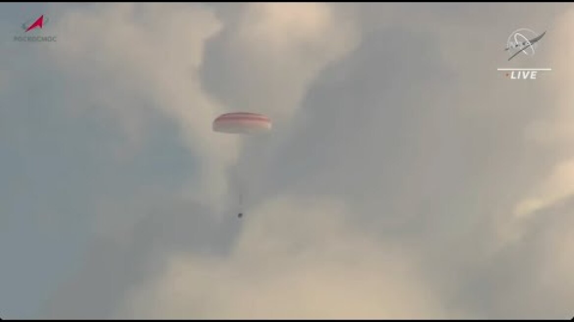 Soyuz touchdown! Record-breaking NASA astronaut and Russian crewmates back on Earth