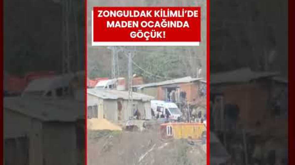 Zonguldak Kilimli'de maden ocağında göçük! İşçiler mahsur kaldı